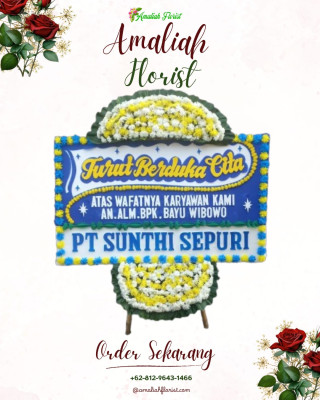 Papan Bunga Duka di Tajur