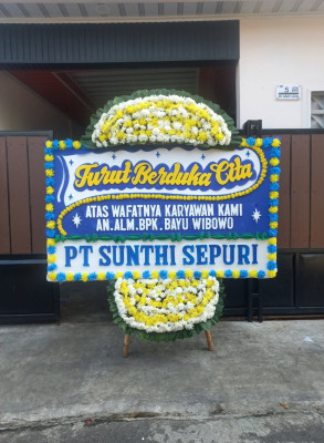 Papan Bunga Duka di Tajur