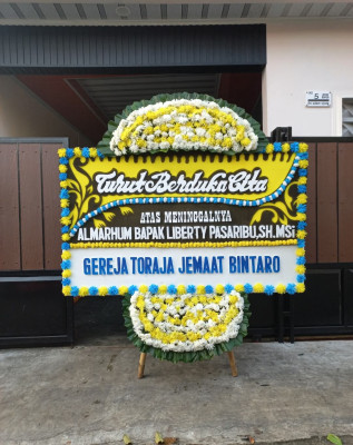 Papan Bunga Duka di Tajur